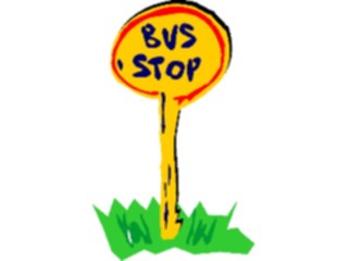 Sticker Custom Preview Image #082217 Kids Stuff Drawings Bus Stop