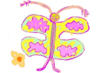 Sticker Custom Preview Image #082221 Kids Stuff Drawings Butterfly3