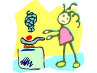 Sticker Custom Preview Image #082239 Kids Stuff Drawings Cooking