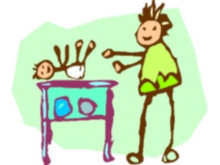Sticker Custom Preview Image #082255 Kids Stuff Drawings Diaper Change