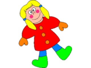 Sticker Custom Preview Image #082265 Kids Stuff Drawings Doll1