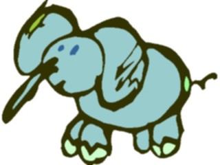 Sticker Custom Preview Image #082321 Kids Stuff Drawings Elephant1