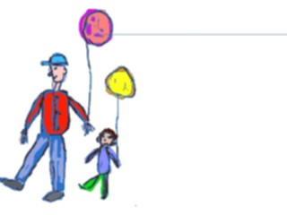 Sticker Custom Preview Image #082330 Kids Stuff Drawings Father Son