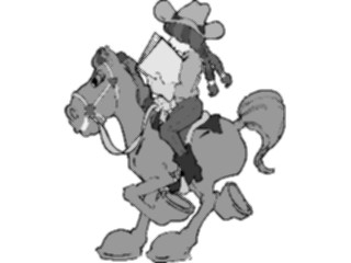 Sticker Custom Preview Image #082351 Kids Stuff Drawings Girlon Horse