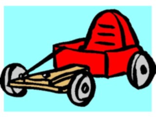 Sticker Custom Preview Image #082355 Kids Stuff Drawings Go Cart