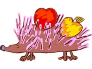 Sticker Custom Preview Image #082367 Kids Stuff Drawings Hedgehog