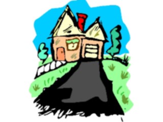Sticker Custom Preview Image #082383 Kids Stuff Drawings House4