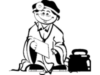 Sticker Custom Preview Image #082403 Kids Stuff Drawings Kid Doctor