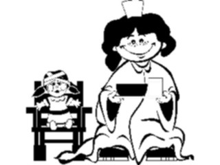 Sticker Custom Preview Image #082405 Kids Stuff Drawings Kid Nurse