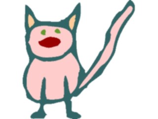 Sticker Custom Preview Image #082412 Kids Stuff Drawings Kitty Cat1