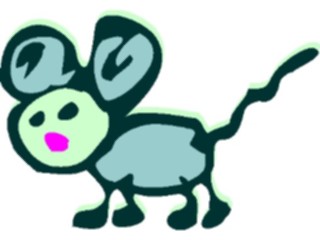 Sticker Custom Preview Image #082433 Kids Stuff Drawings Mouse1