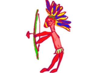Sticker Custom Preview Image #082439 Kids Stuff Drawings Native American