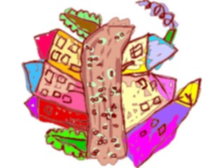 Sticker Custom Preview Image #082440 Kids Stuff Drawings Neighborhood