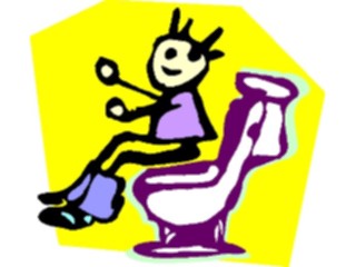 Sticker Custom Preview Image #082458 Kids Stuff Drawings Potty