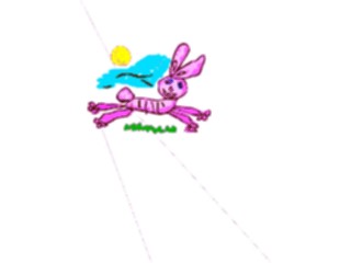 Sticker Custom Preview Image #082461 Kids Stuff Drawings Rabbit