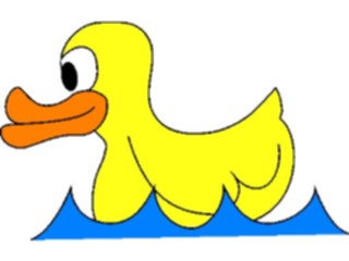 Sticker Custom Preview Image #082465 Kids Stuff Drawings Rubber Duckie