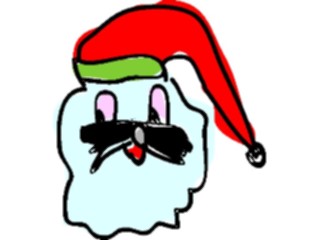 Sticker Custom Preview Image #082469 Kids Stuff Drawings Santa1