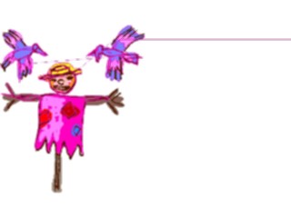 Sticker Custom Preview Image #082471 Kids Stuff Drawings Scarecrow