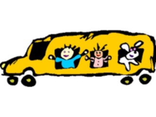 Sticker Custom Preview Image #082472 Kids Stuff Drawings School Bus1