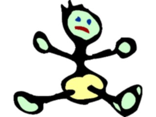 Sticker Custom Preview Image #082482 Kids Stuff Drawings Sitting