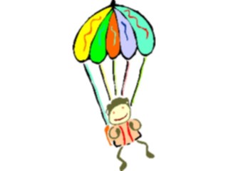Sticker Custom Preview Image #082486 Kids Stuff Drawings Sky Diving1