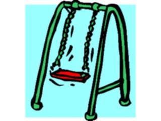 Sticker Custom Preview Image #082512 Kids Stuff Drawings Swing