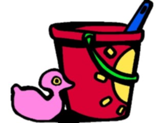 Sticker Custom Preview Image #082519 Kids Stuff Drawings Toy Pail Duckie
