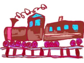 Sticker Custom Preview Image #082522 Kids Stuff Drawings Train2