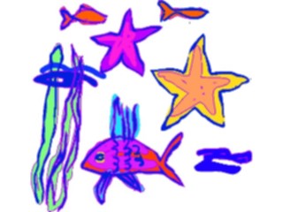 Sticker Custom Preview Image #082525 Kids Stuff Drawings Underwater