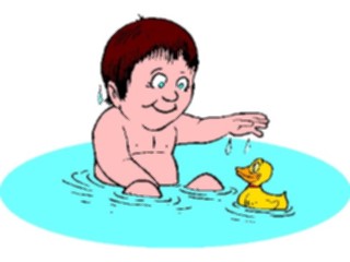 Sticker Custom Preview Image #082561 Kids Stuff Images Baby Bathing1