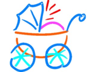 Sticker Custom Preview Image #082577 Kids Stuff Images Baby Carriage4