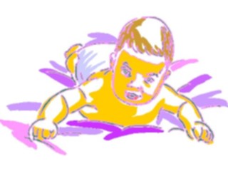 Sticker Custom Preview Image #082587 Kids Stuff Images Baby Crawling2