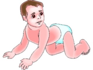 Sticker Custom Preview Image #082588 Kids Stuff Images Baby Crawling3
