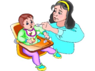 Sticker Custom Preview Image #082619 Kids Stuff Images Baby Eating4