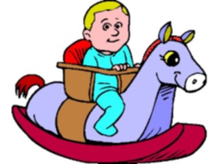 Sticker Custom Preview Image #082684 Kids Stuff Images Babyon Rocking Horse