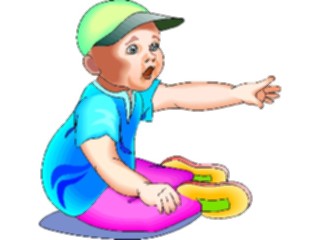 Sticker Custom Preview Image #082700 Kids Stuff Images Baby Reaching1