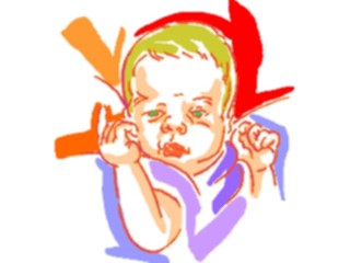 Sticker Custom Preview Image #082727 Kids Stuff Images Baby Tired1