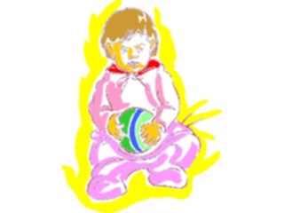 Sticker Custom Preview Image #082730 Kids Stuff Images Babywith Ball2