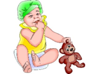 Sticker Custom Preview Image #082747 Kids Stuff Images Babywith Teddy Bear