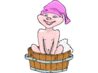 Sticker Custom Preview Image #082778 Kids Stuff Images Boy Bathing1