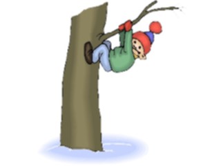 Sticker Custom Preview Image #082796 Kids Stuff Images Boy Climbing Tree