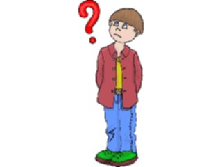 Sticker Custom Preview Image #082798 Kids Stuff Images Boy Confused1