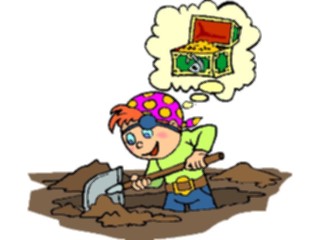 Sticker Custom Preview Image #082809 Kids Stuff Images Boy Digging