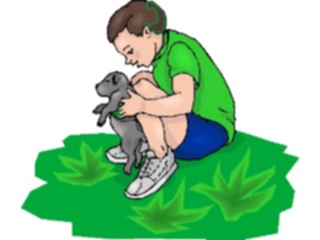 Sticker Custom Preview Image #082813 Kids Stuff Images Boy Dog4