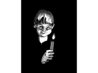 Sticker Custom Preview Image #082855 Kids Stuff Images Boy Holding Candle