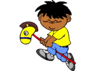 Sticker Custom Preview Image #082938 Kids Stuff Images Boyon Play Horse1