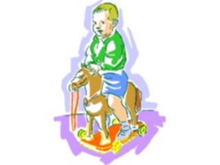 Sticker Custom Preview Image #082939 Kids Stuff Images Boyon Play Horse2