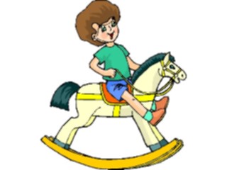 Sticker Custom Preview Image #082941 Kids Stuff Images Boyon Rocking Horse