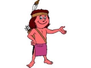 Sticker Custom Preview Image #082961 Kids Stuff Images Boy Playing Indian