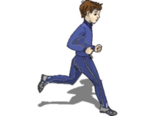 Sticker Custom Preview Image #083000 Kids Stuff Images Boy Running07